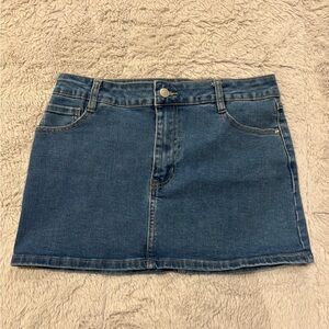 LA Hearts Blue Denim Mini Skirt - Size Small - Mid rise